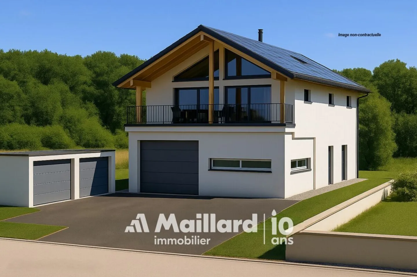 «Grundstück mit Baugenehmigung in Chêne-Pâquier» - Foto 1 von 4