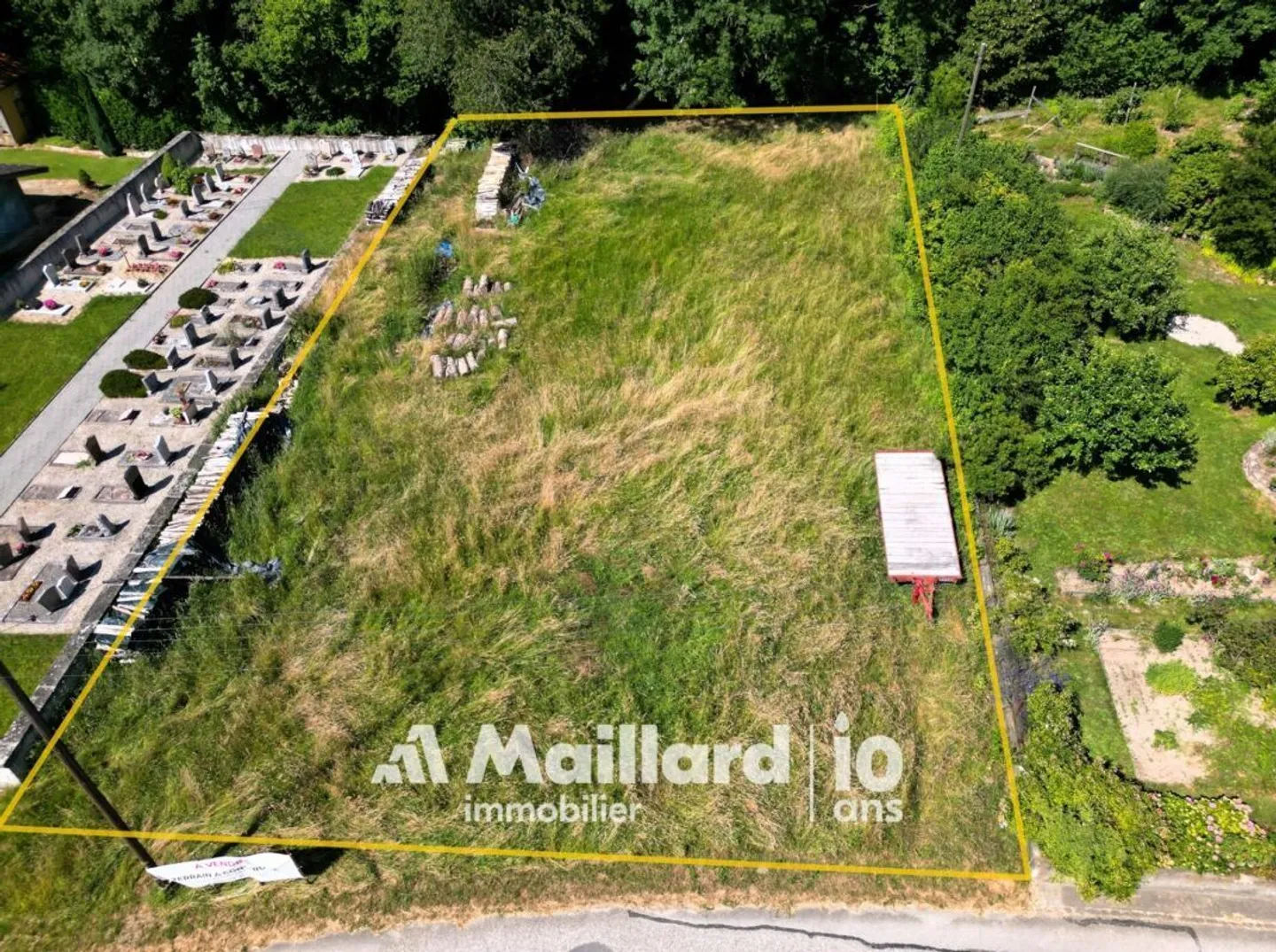 «Grundstück mit Baugenehmigung in Chêne-Pâquier» - Foto 2 von 4