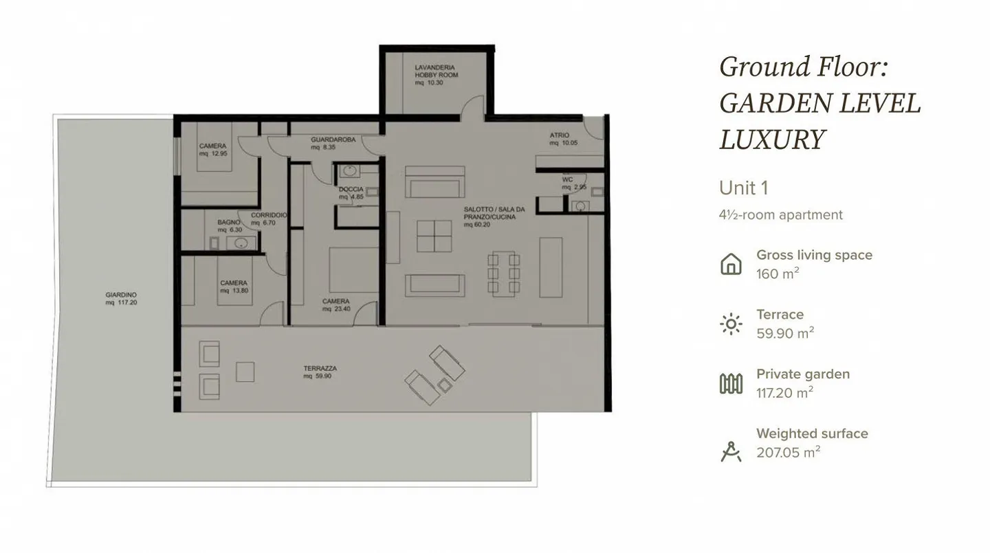 Appartamento esclusivo 4.5 locali - Foto 20 di 22