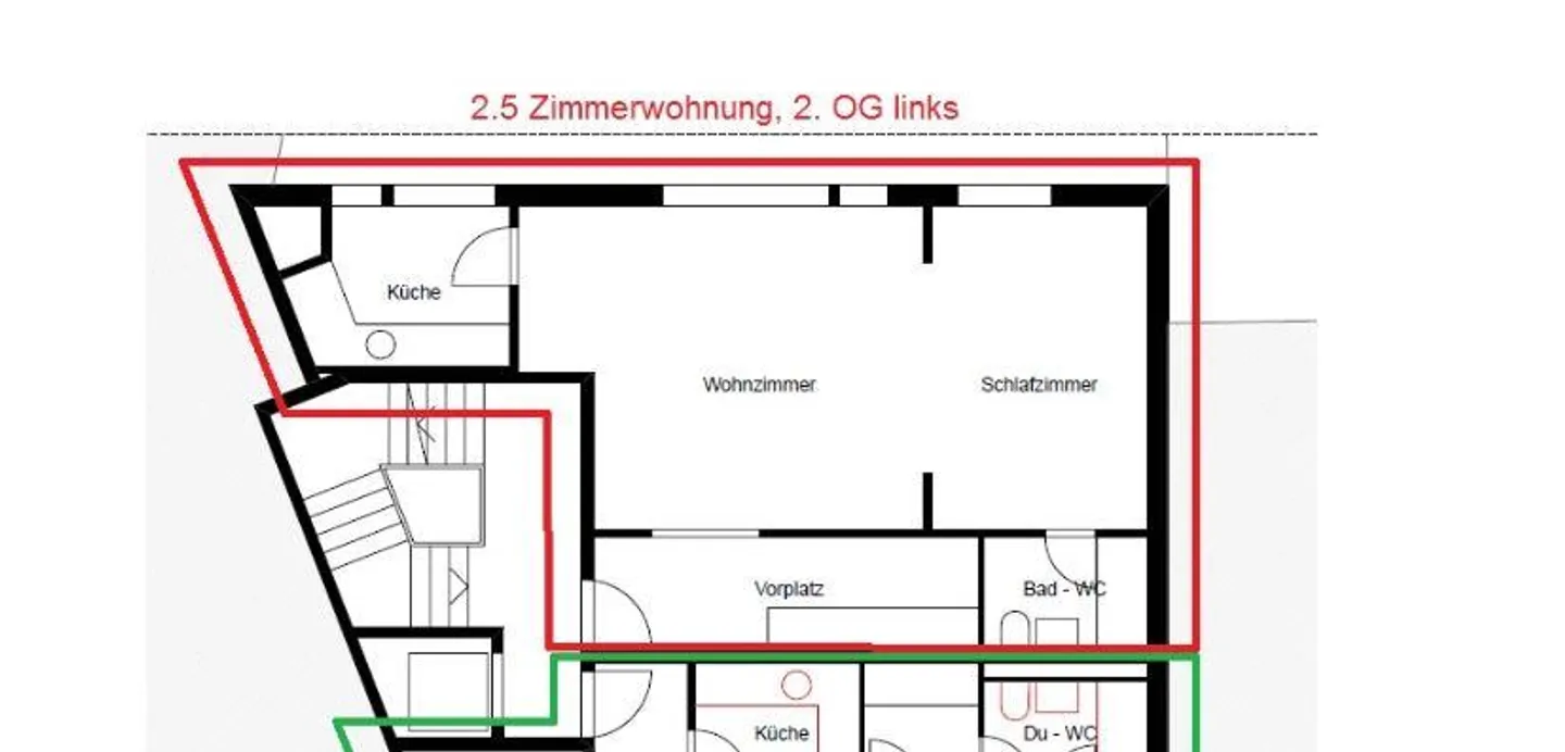 Appartement 2.5 pièces au cœur de la ville d'Aarau - Photo 5 sur 5
