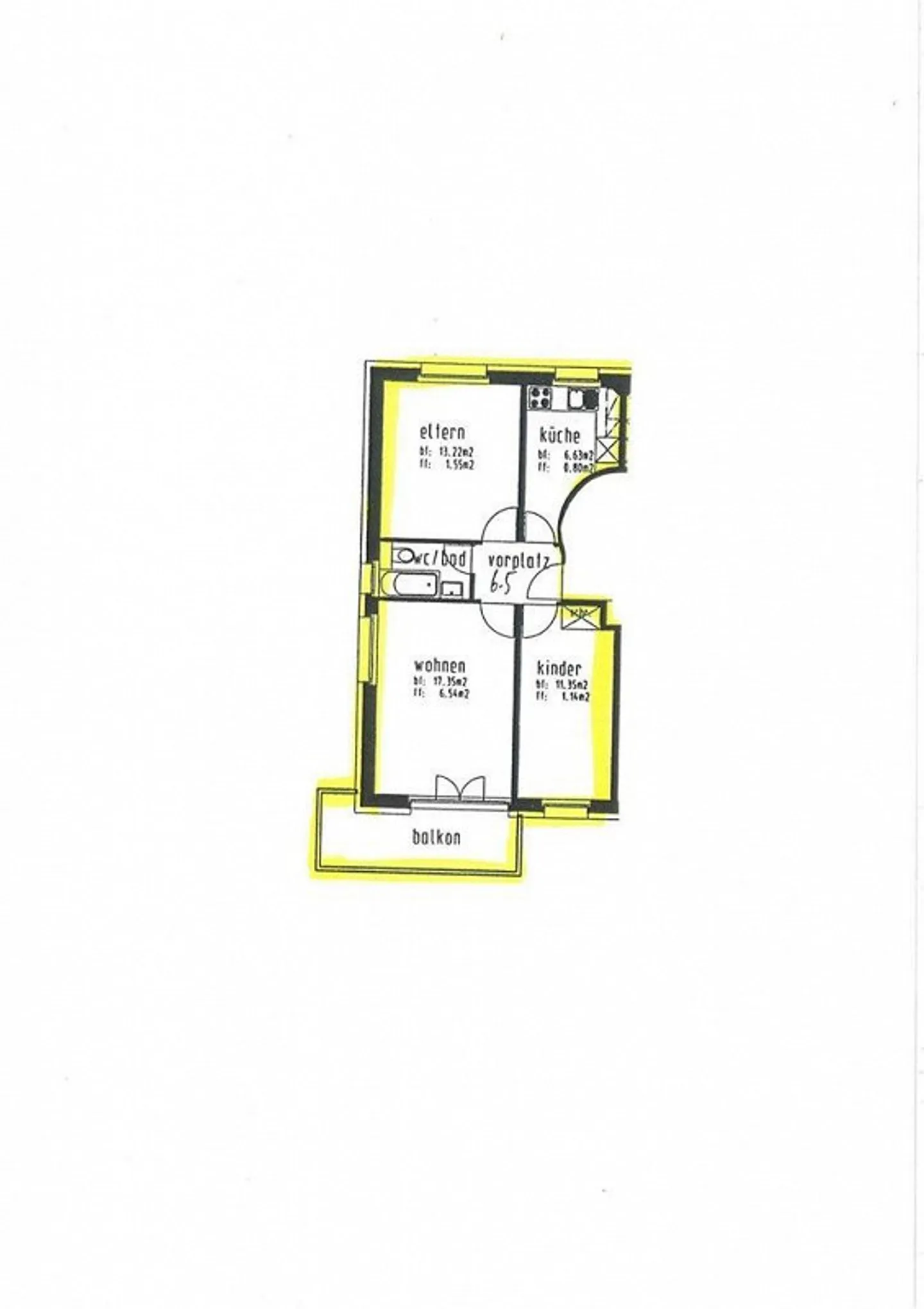 Charmante Wohnung in St. Gallen - Foto 6 von 6