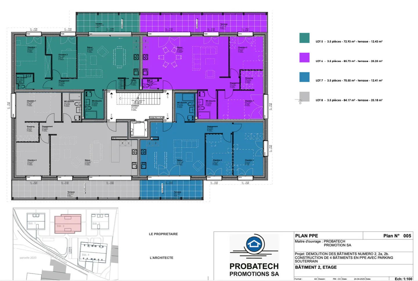Apartment with terrace 3.5 rooms - Photo 8 of 8