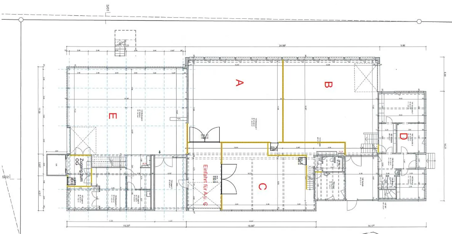 Gewerbe-/Lagerräume/Büro/Atelier/Fitness-/Therapieraum ab 115.--/m2/J - Foto 2 von 2