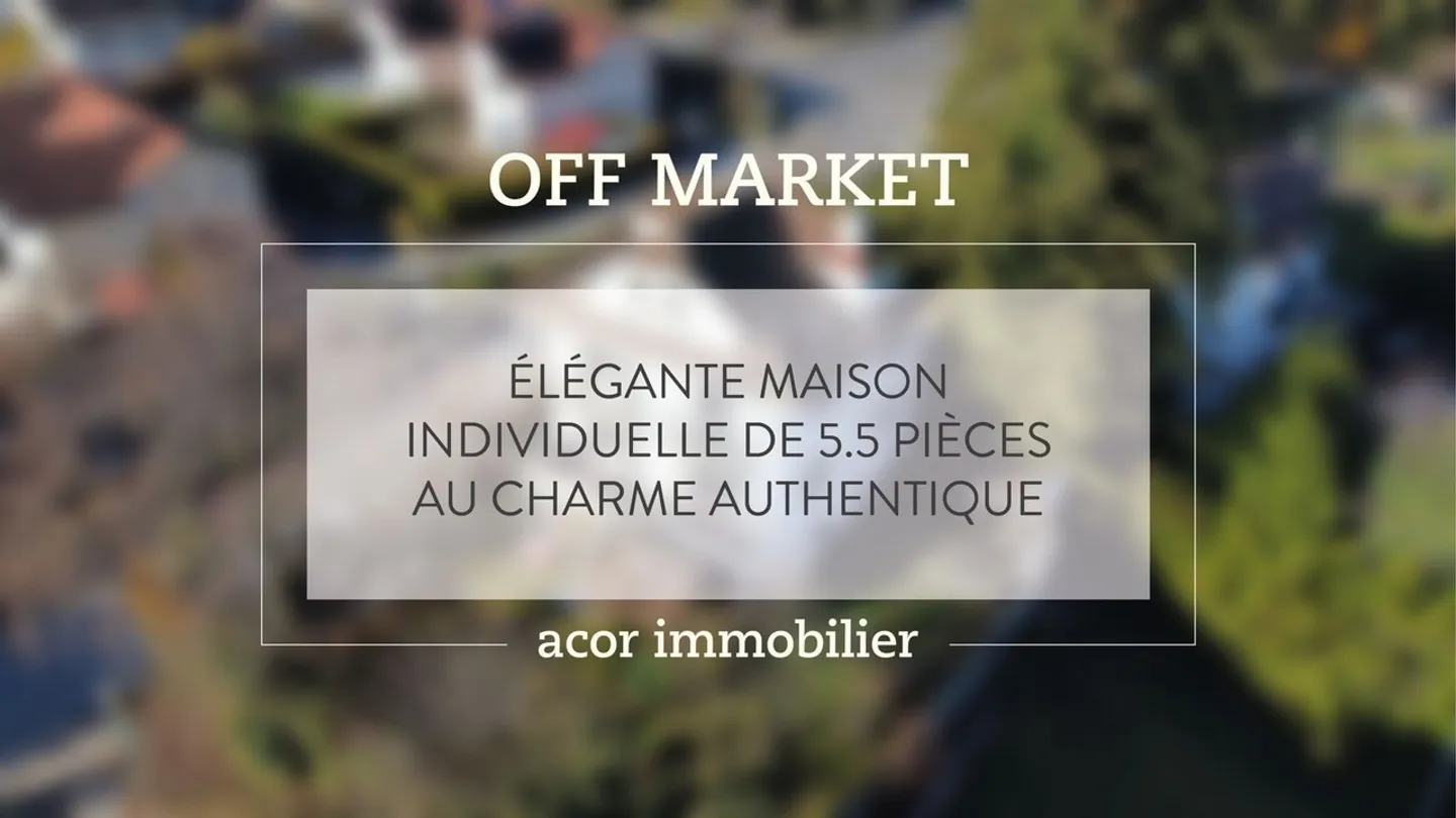 Maison individuelle élégante avec 5,5 pièces et charme authentique - Photo 1 sur 1