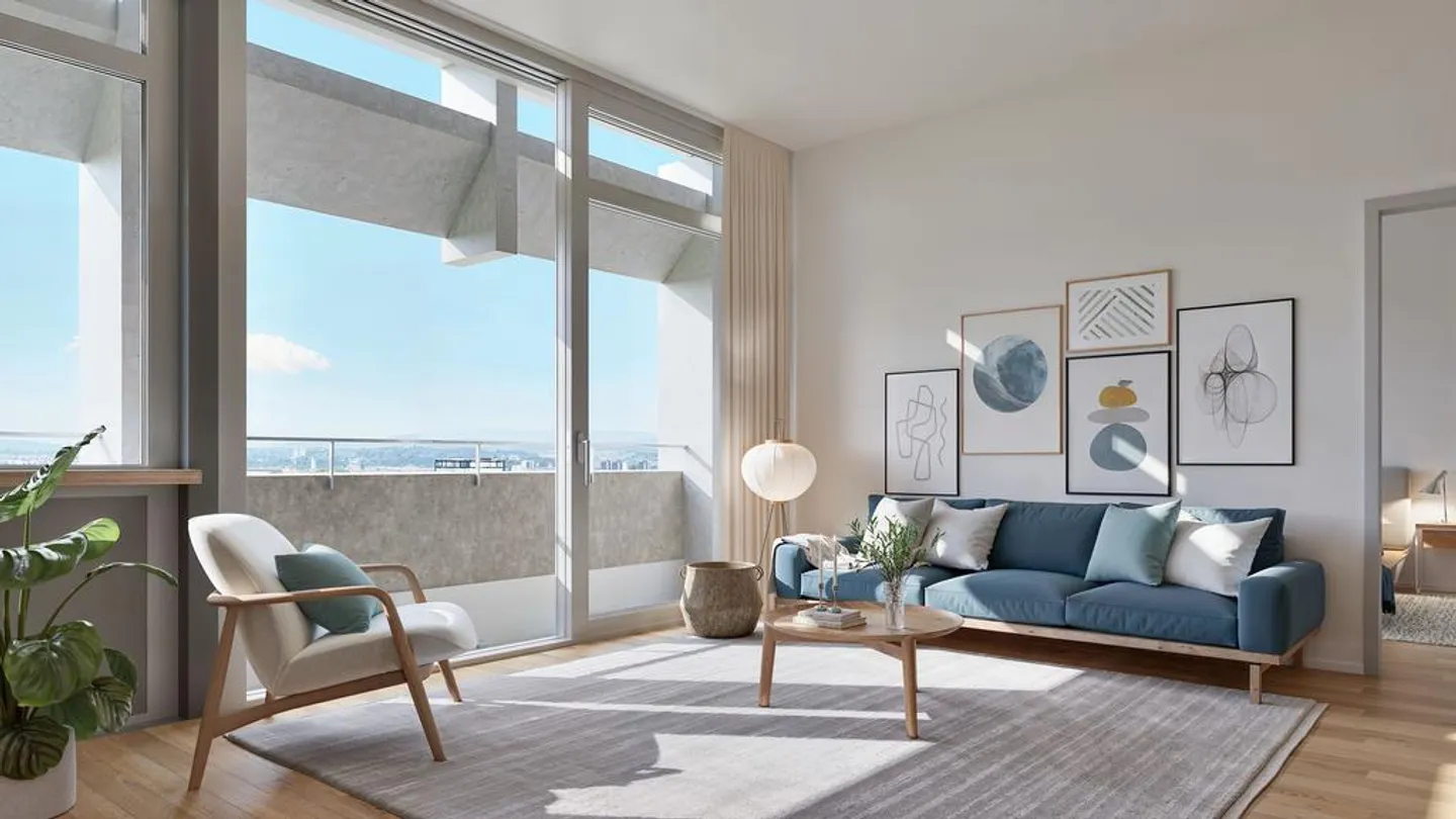 PRIMA OCCUPAZIONE - Vivere con vista nel Hochhuus Bern - Foto 4 di 8