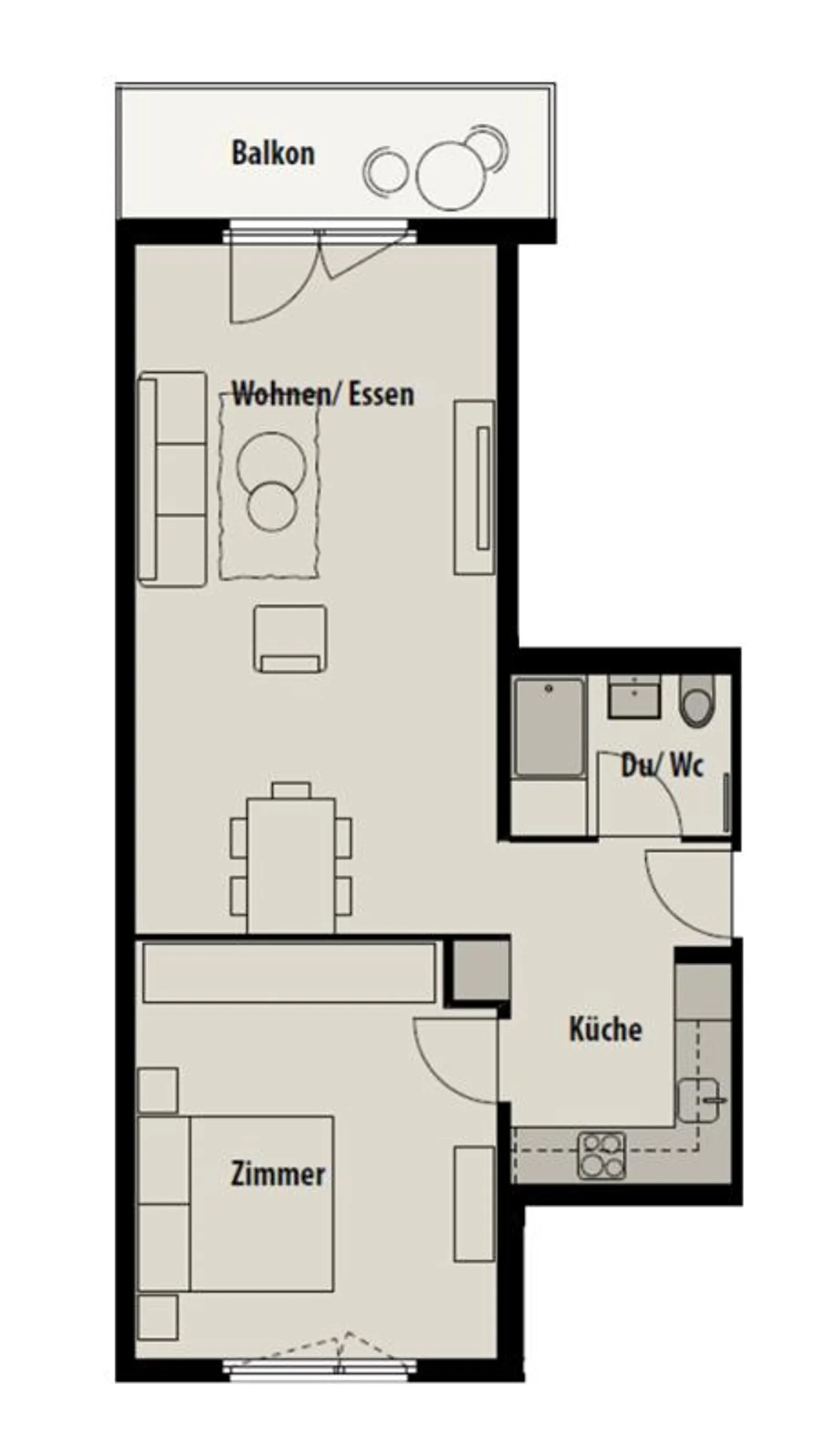 Moderne Wohnung in St. Gallen - Foto 6 von 7