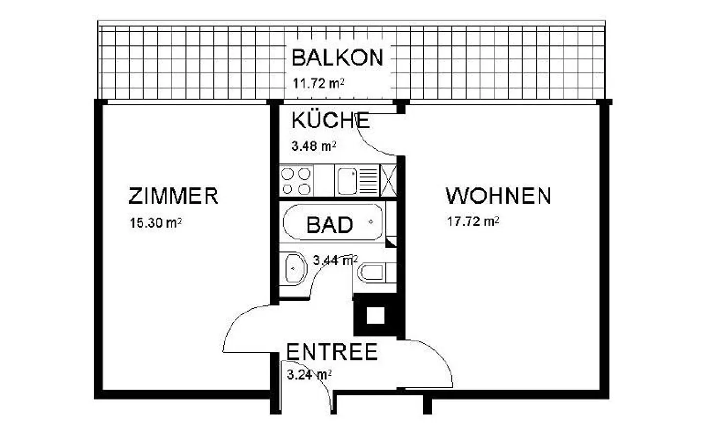 Moderne 2-Zimmerwohnung - Foto 6 von 6