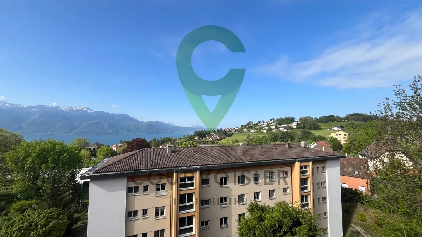 UNVERBAUTE AUSSICHT AUF DEN SEE UND DIE ALPEN IN CHEXBRES - Foto 8 von 9