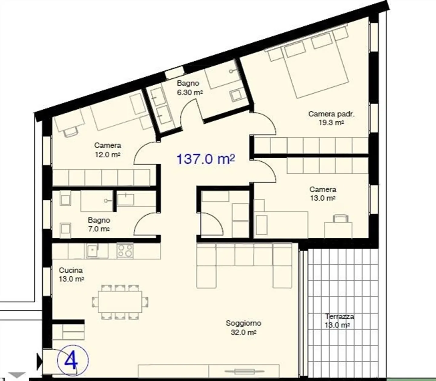 «NUOVO APPARTAMENTO 4.5 LOCALI A GIUBIASCO / NEUE 4.5-ZIMMER-WOHNUNG IN GIUBIASCO» - Foto 11 di 15