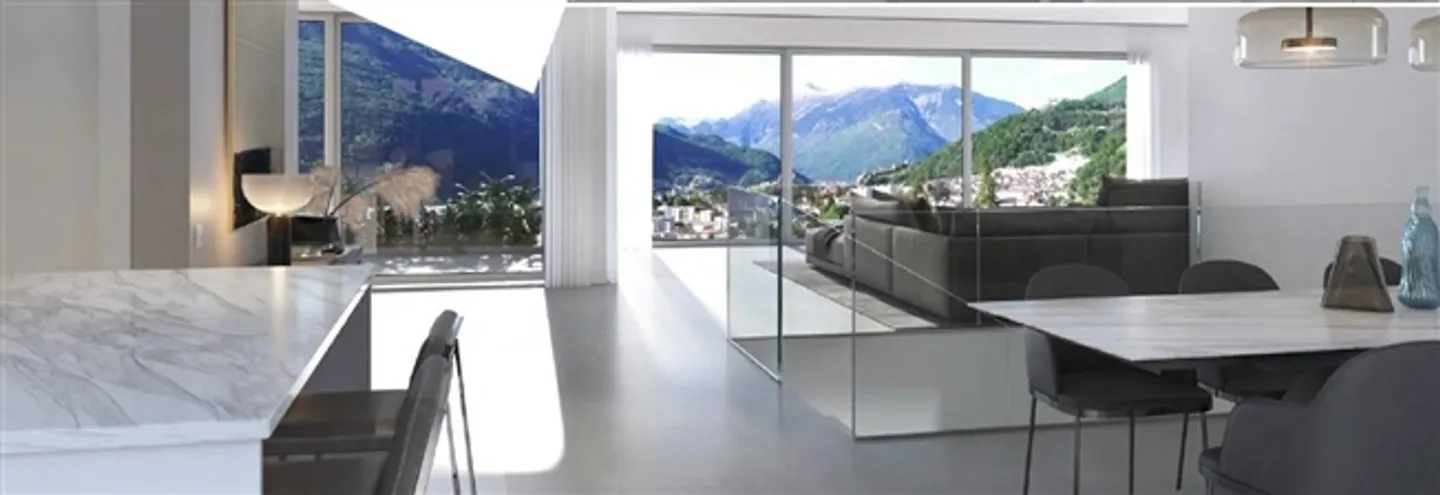«NUOVO APPARTAMENTO DUPLEX CON GIARDINO A GIUBIASCO - NEUE DOPPELHAUSWOHNUNG MIT GARTEN IN GIUBIASCO» - Foto 5 di 13