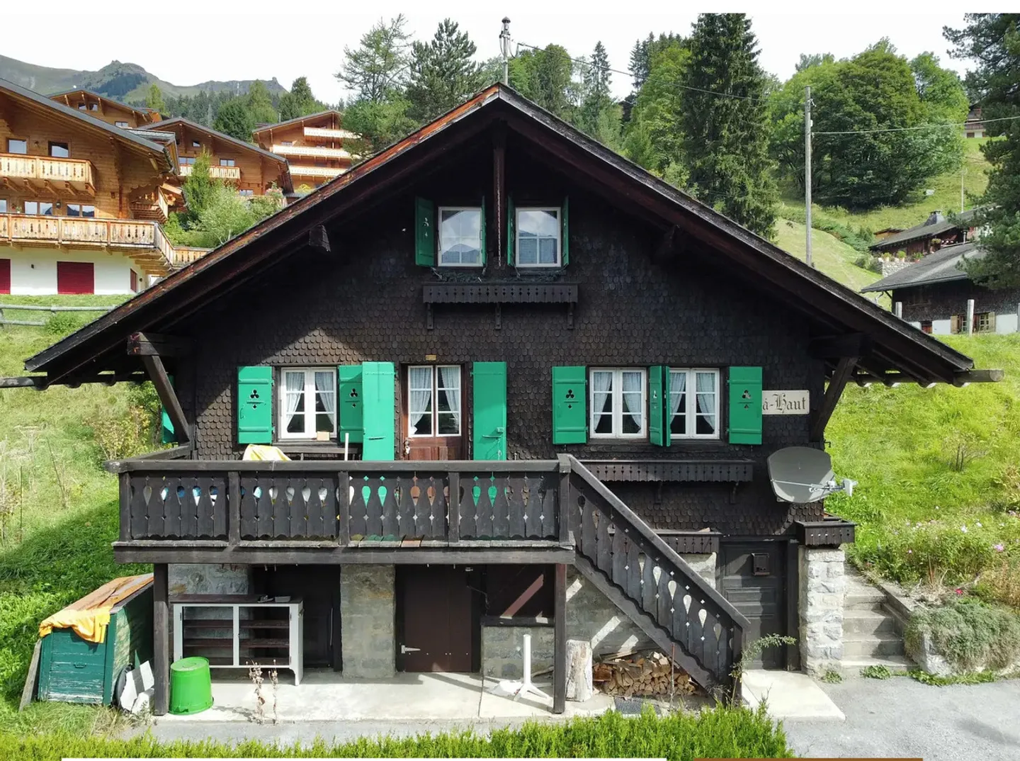 A louer pour l'été aux Diablerets, studio rénové, meublé, sur le plateau - Photo 1 sur 12