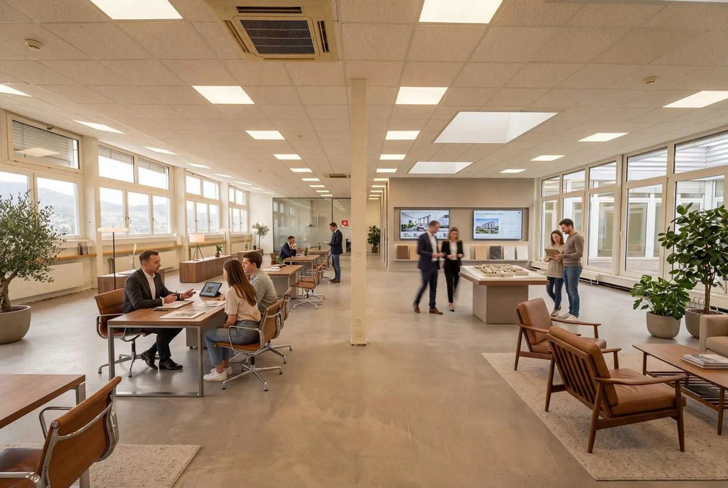 ESPACE DE BUREAU ET COMMERCIAL DE PREMIER ORDRE AVEC ATRIUM ET VUE À PRATTELN - Photo 7 sur 13