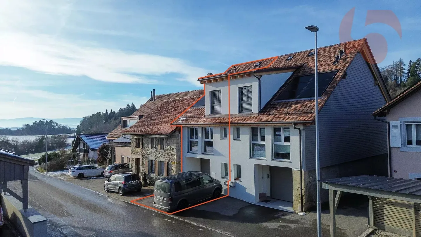 Schönes Triplex von 2020 mit 20 m² Balkon und kleinem Garten im Erdgeschoss. Mit Garage - Foto 10 von 15