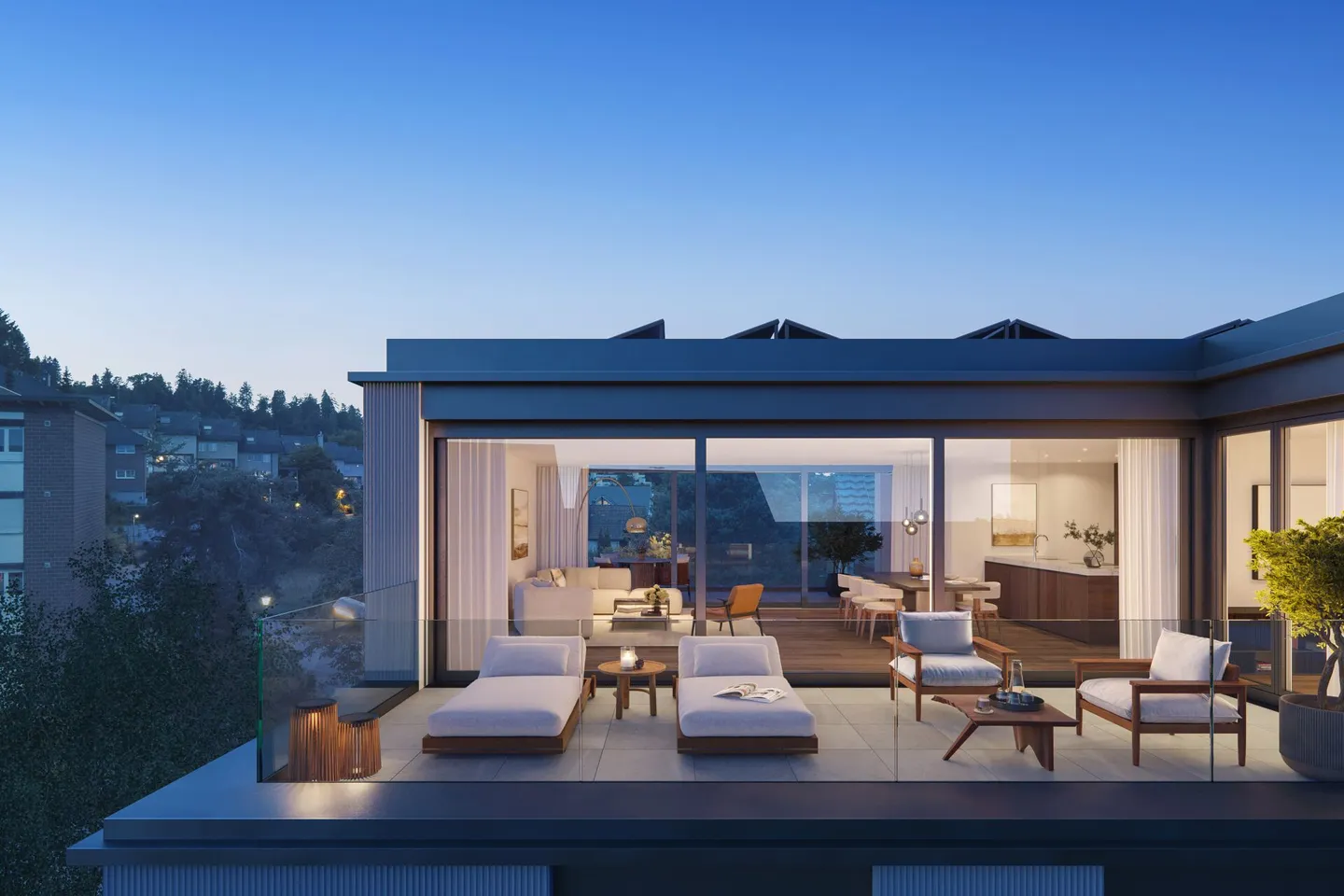 4.5-room penthouse apartment with fantastic views - Photo 1 of 5