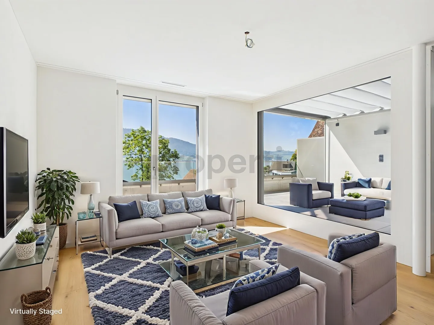 Vie de rêve avec vue sur le lac à Walchwil, ZG - Photo 1 sur 12