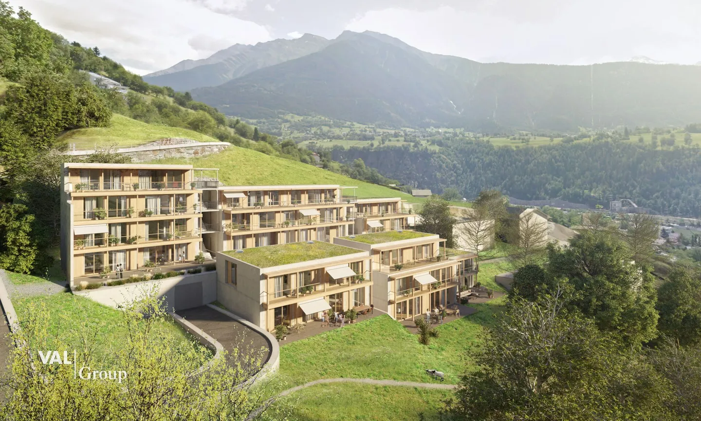 Moderne 3.5 Zimmerwohnung mit traumhafter Aussicht auf das Bergpanorama - Foto 5 von 10