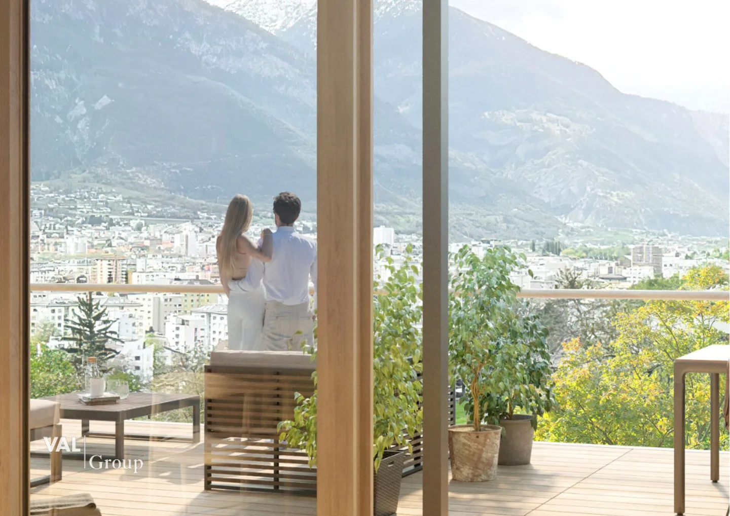 Moderne 3.5 Zimmerwohnung mit traumhafter Aussicht auf das Bergpanorama - Foto 9 von 10