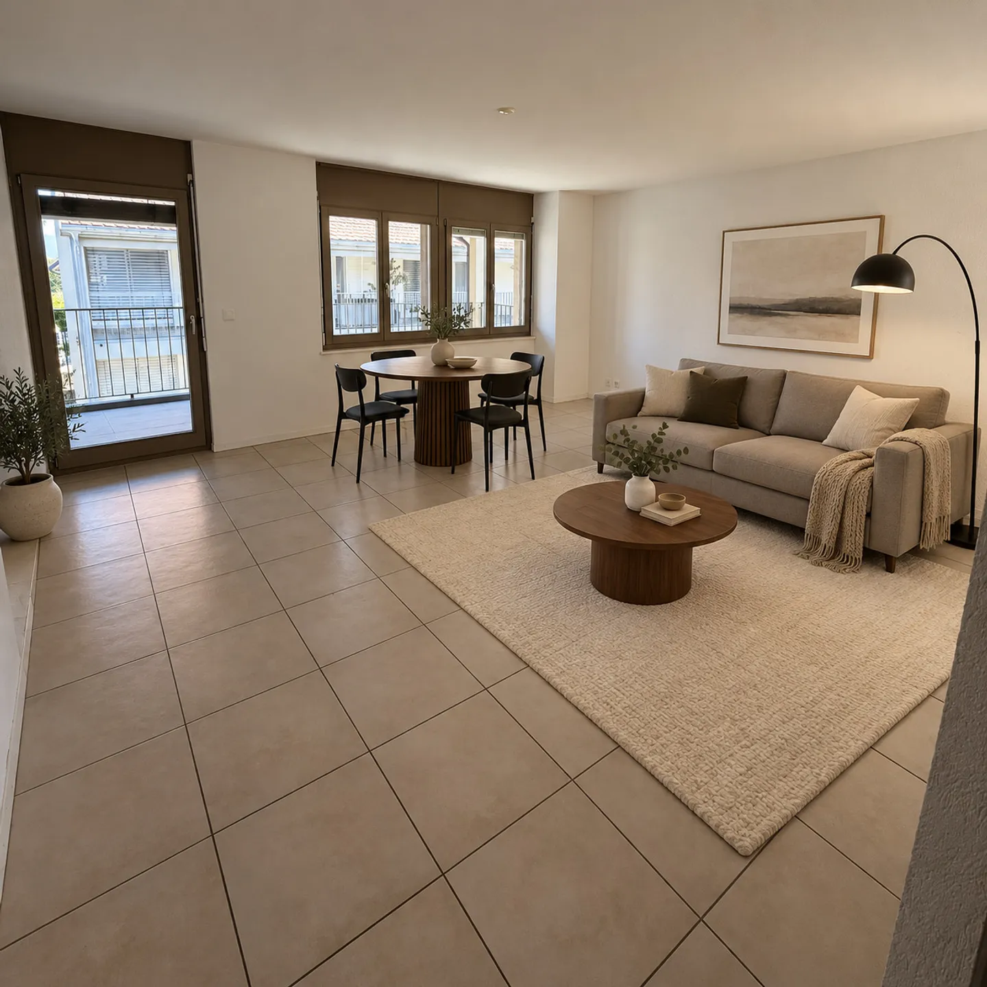 Charmant appartement de 4 pièces à Genolier - Photo 3 sur 6
