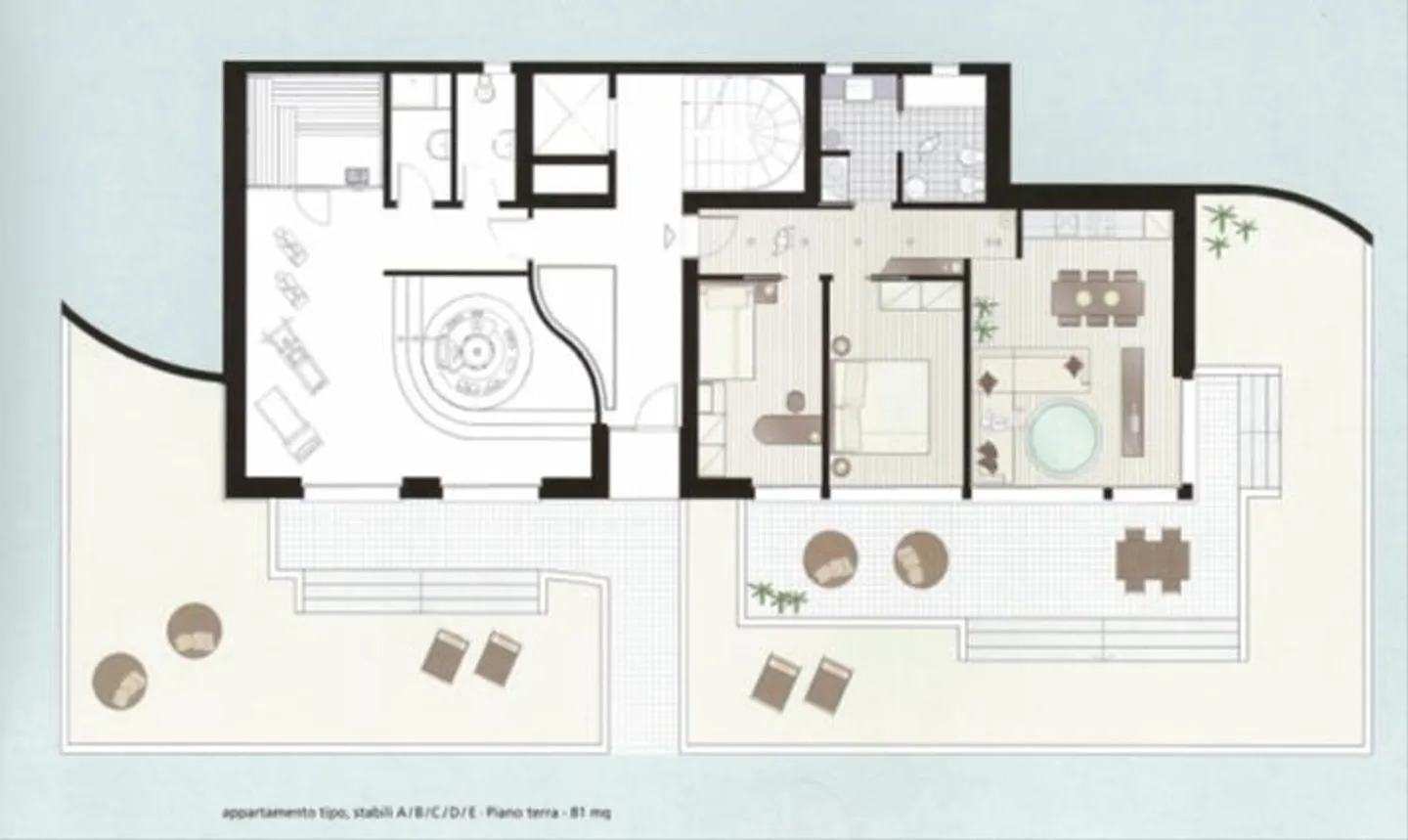 For rent 3.5 rooms in prestigious residence - Albonago - Photo 17 of 17
