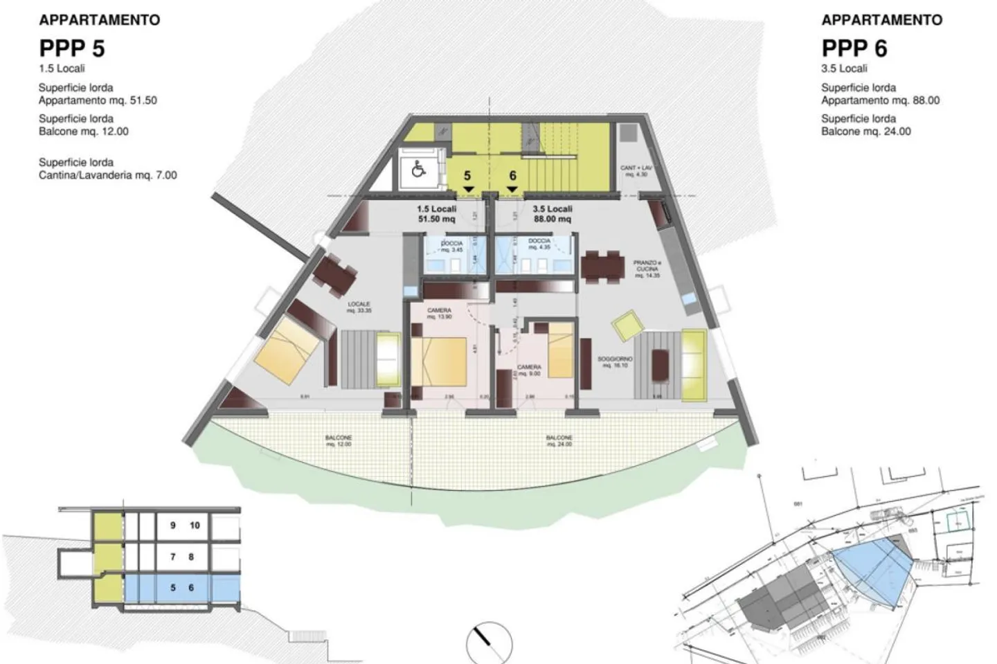 APPARTAMENTO 1.5 LOCALI CON GRANDE BALCONE - Foto 12 di 13