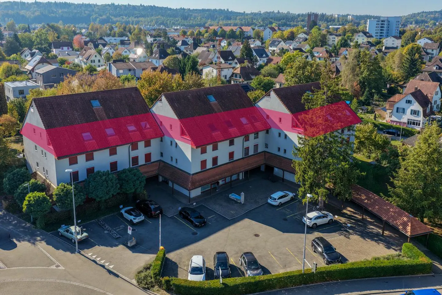 6 rented penthouse apartments as investment properties in optimal location in Buchs - Photo 2 of 13