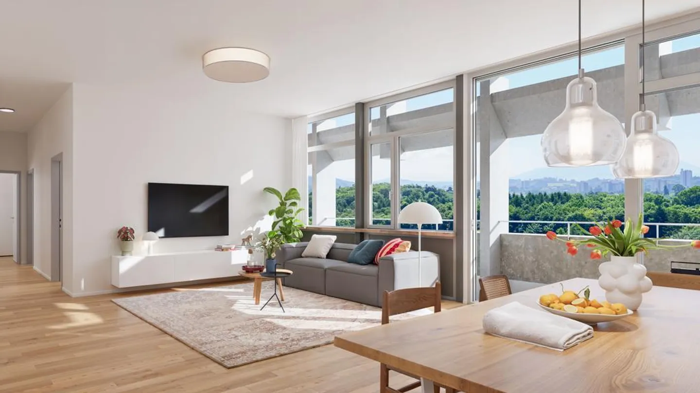 PREMIÈRE OCCUPATION - Vivre avec vue dans le Hochhuus de Berne - Photo 5 sur 10