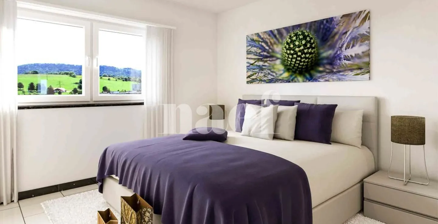 Modernes 4-Zimmer-Apartment mit Balkon - Foto 5 von 6