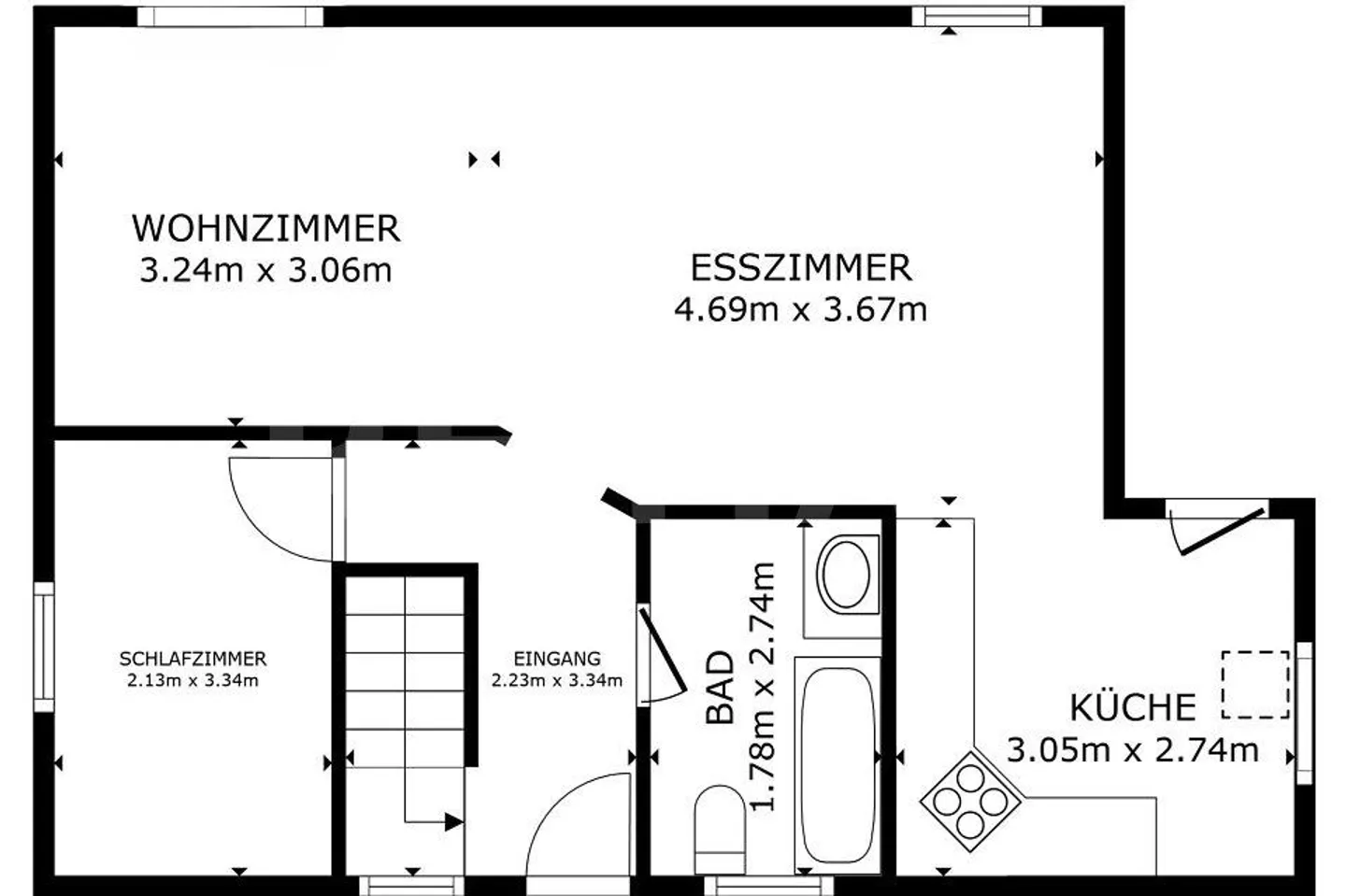 Incantevole casa di 4 stanze con potenziale! - Foto 11 di 13