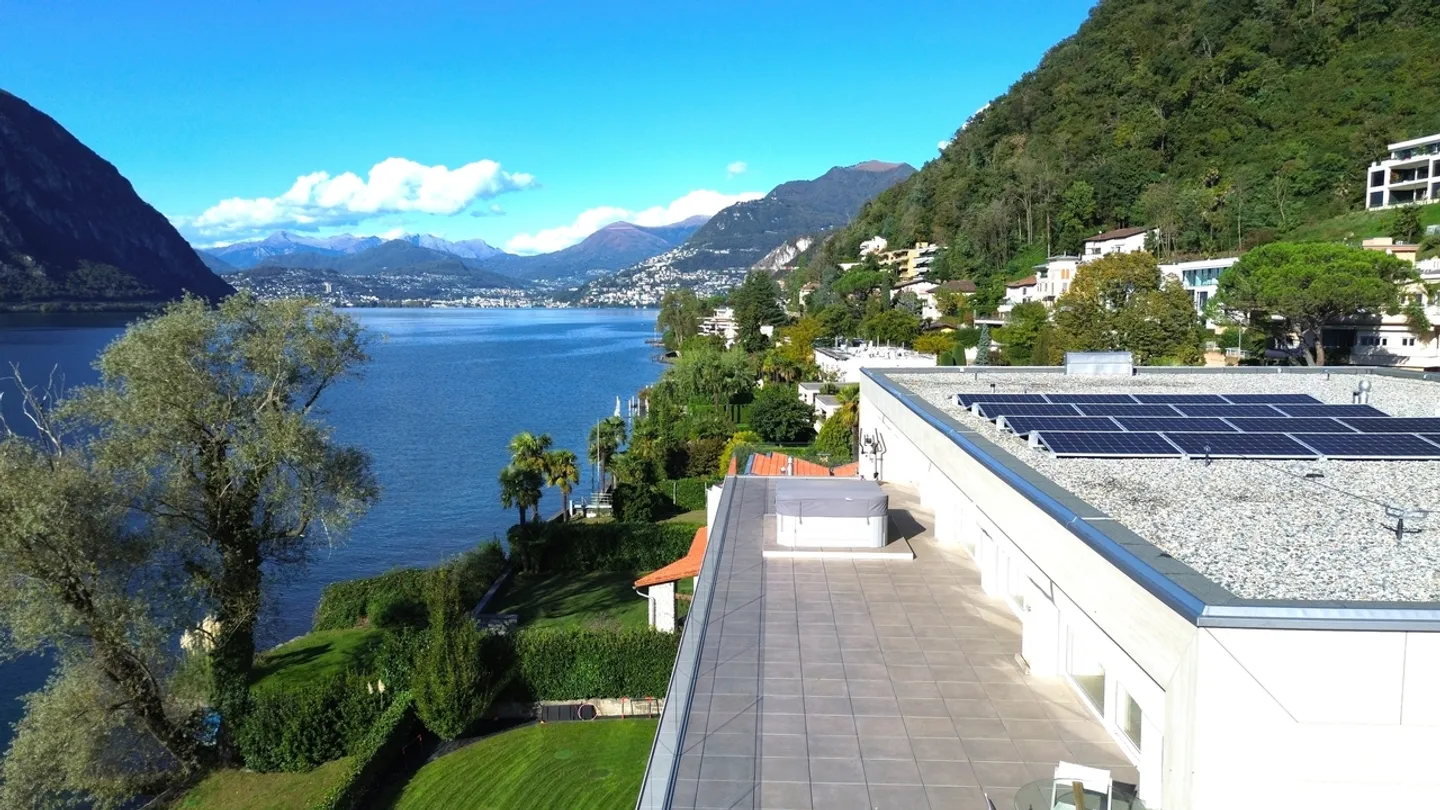Esclusiva abitazione sul lungolago a Bissone - Foto 4 di 7
