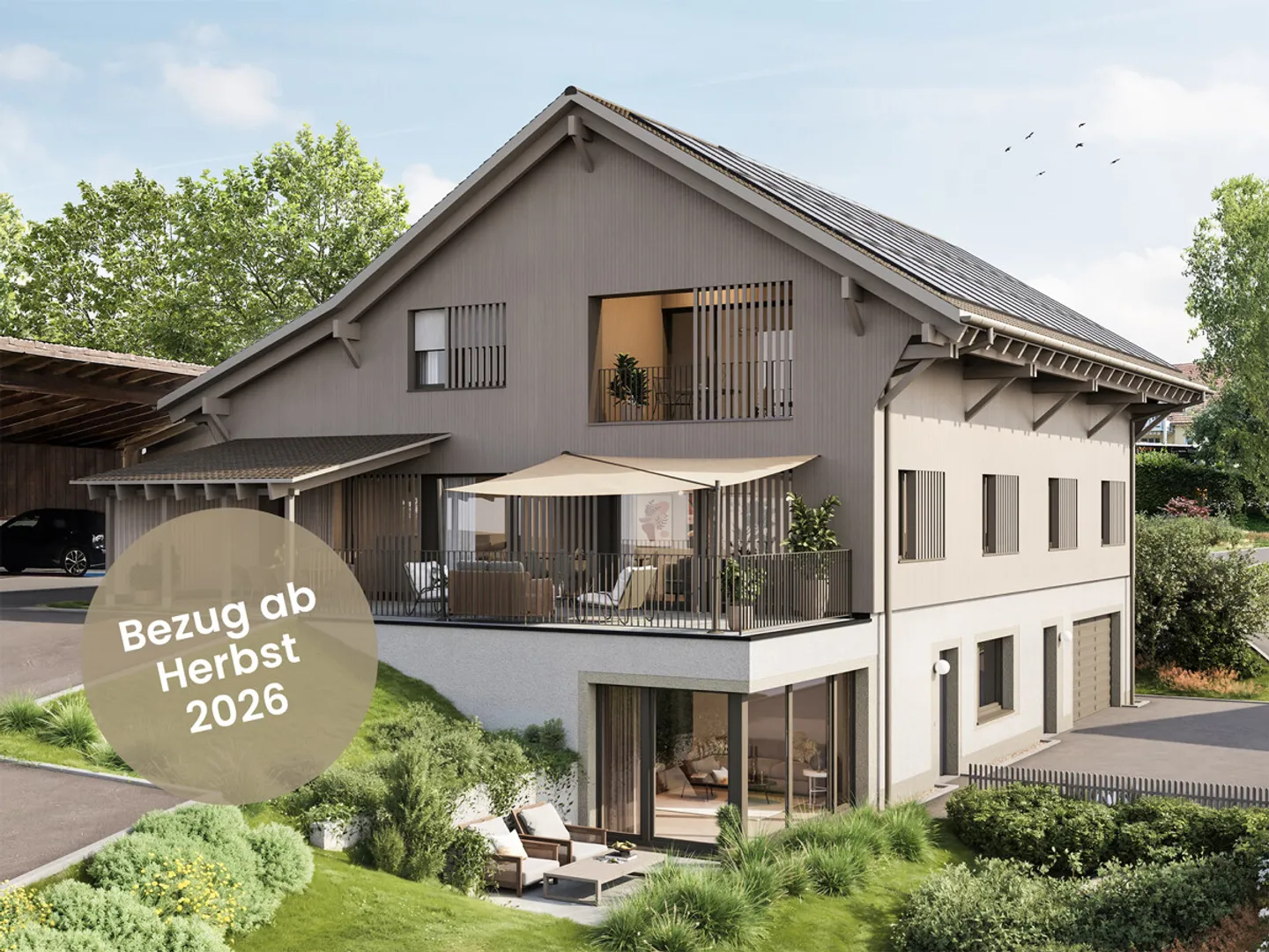 Nuovo progetto di costruzione AUREUM - Elegante appartamento di 2,5 stanze a Winkel - Foto 1 di 6