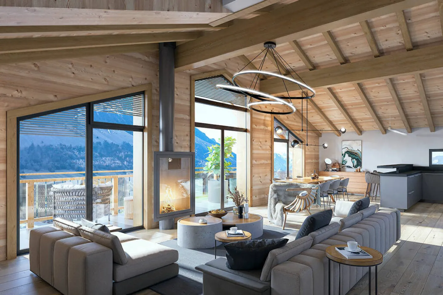 Chalet di lusso a Crésuz con vista panoramica - Foto 4 di 7