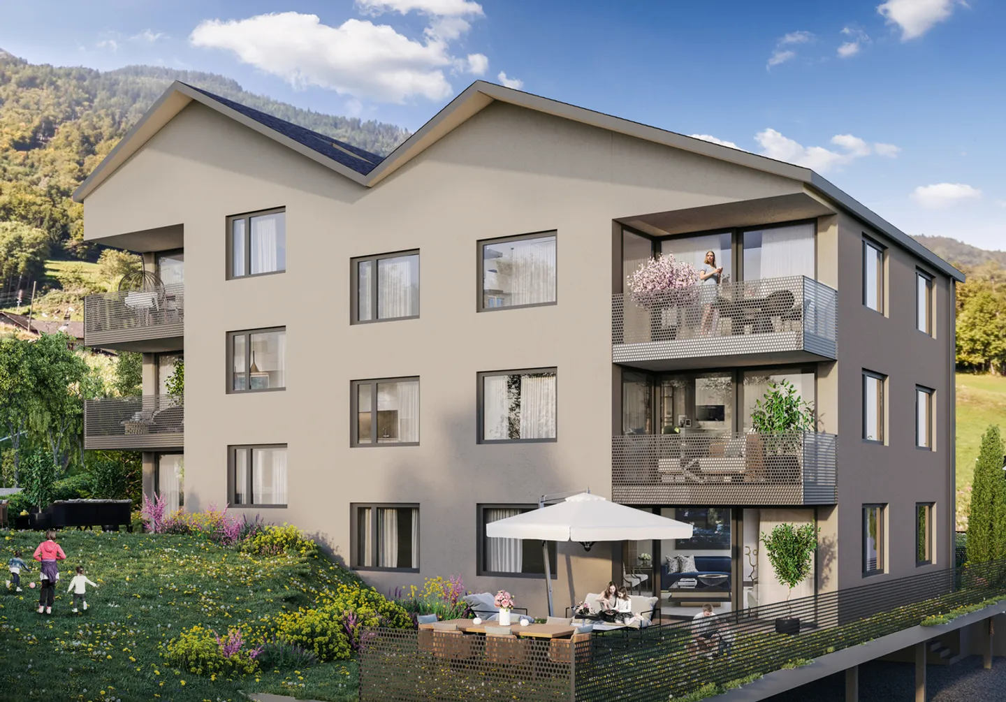 DUPLEX NELLA MANSARDA CON LOGGIA - VISTA PANORAMICA - IN ESCLUSIVA - Foto 2 di 10