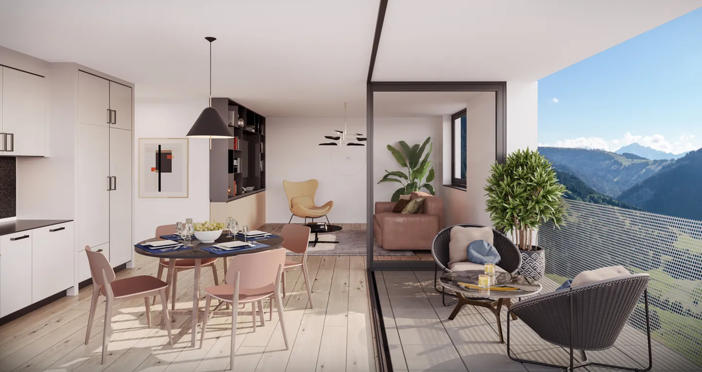 DUPLEX NELLA MANSARDA CON LOGGIA - VISTA PANORAMICA - IN ESCLUSIVA - Foto 7 di 10