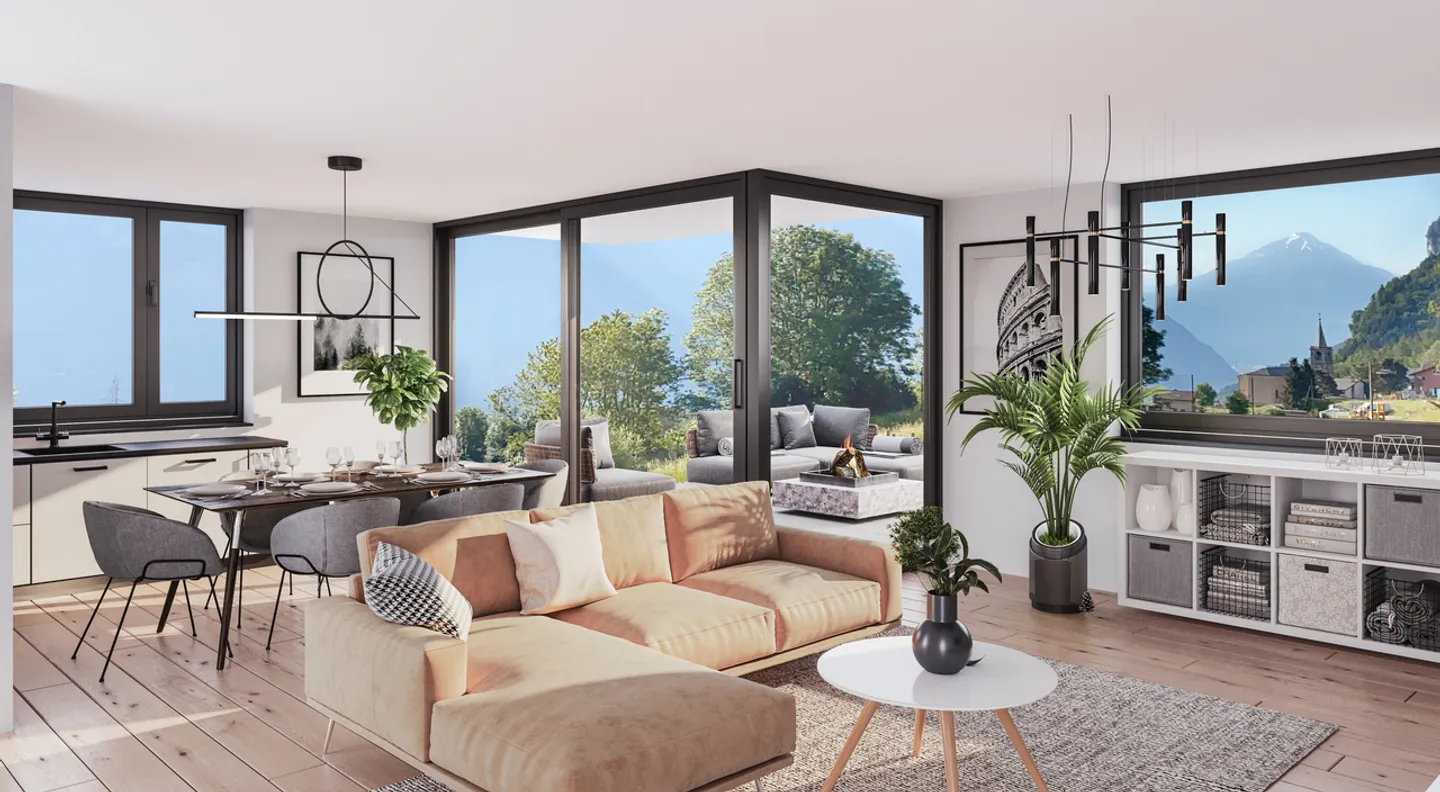 DUPLEX NELLA MANSARDA CON LOGGIA - VISTA PANORAMICA - IN ESCLUSIVA - Foto 6 di 10