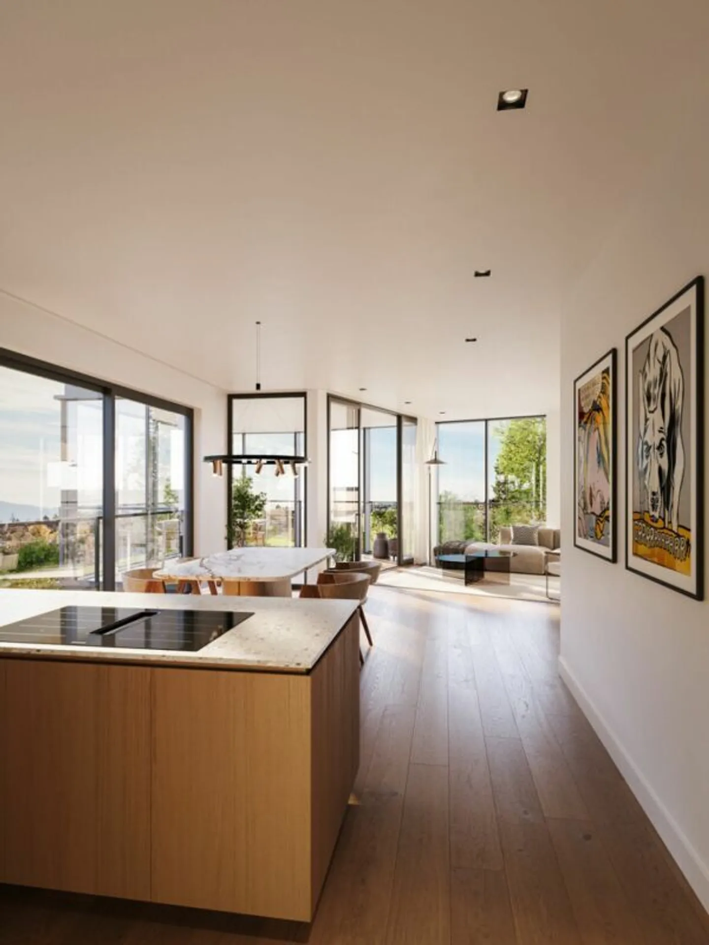 Grosszügig wohnen statt anonym leben. Boutique-Mehrfamilienhaus mit nur 5 Einheiten - viel Glas, viel Licht, viel Leben. - Foto 9 von 13