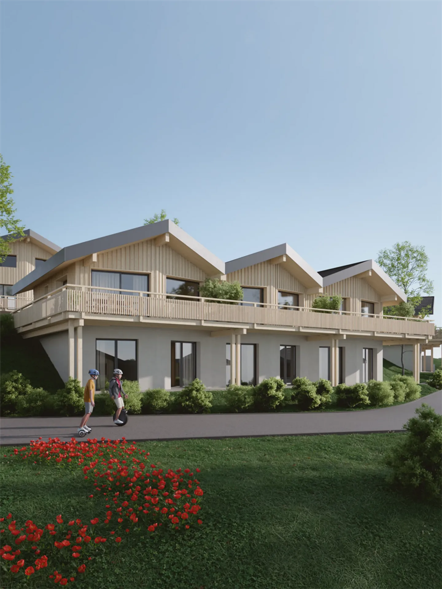 Moderne Chalets in Mollens - Foto 3 von 7