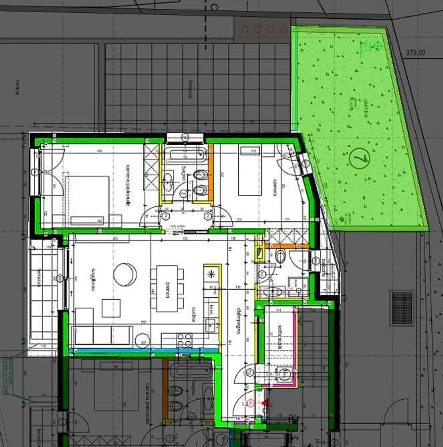 APPARTAMENTO 3,5 LOCALI CON GIARDINO - Foto 9 di 9