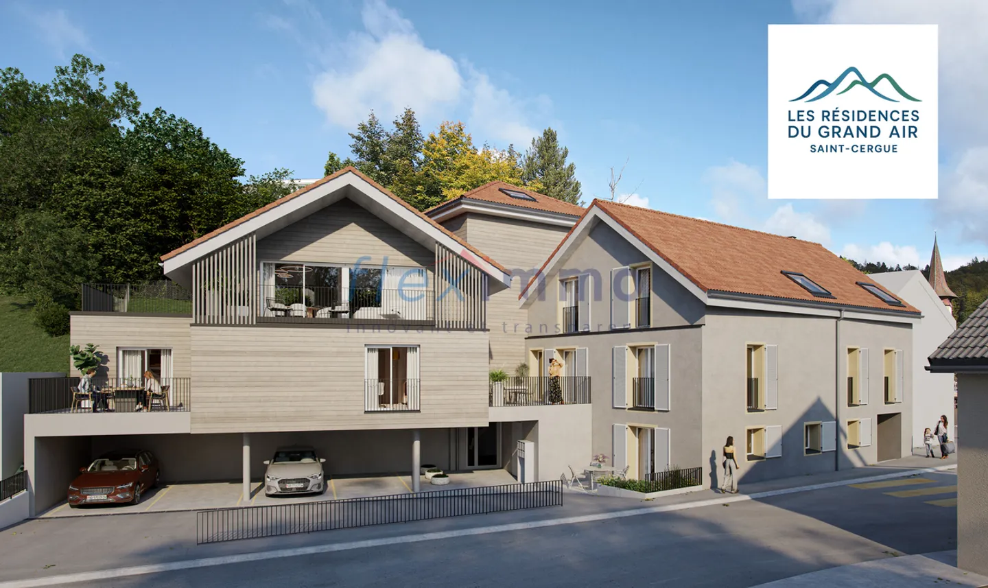 Duplex mit Terrasse in Saint-Cergue - Foto 2 von 9