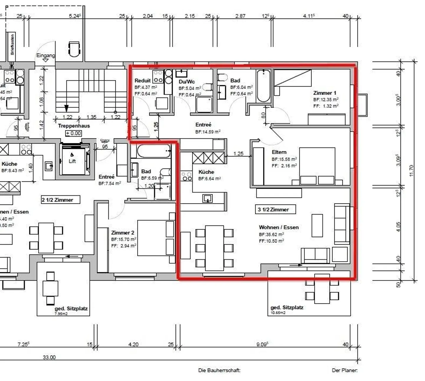 Moderne 3.5 Zimmerwohnung an ruhiger, zentraler Lage - Foto 9 di 9