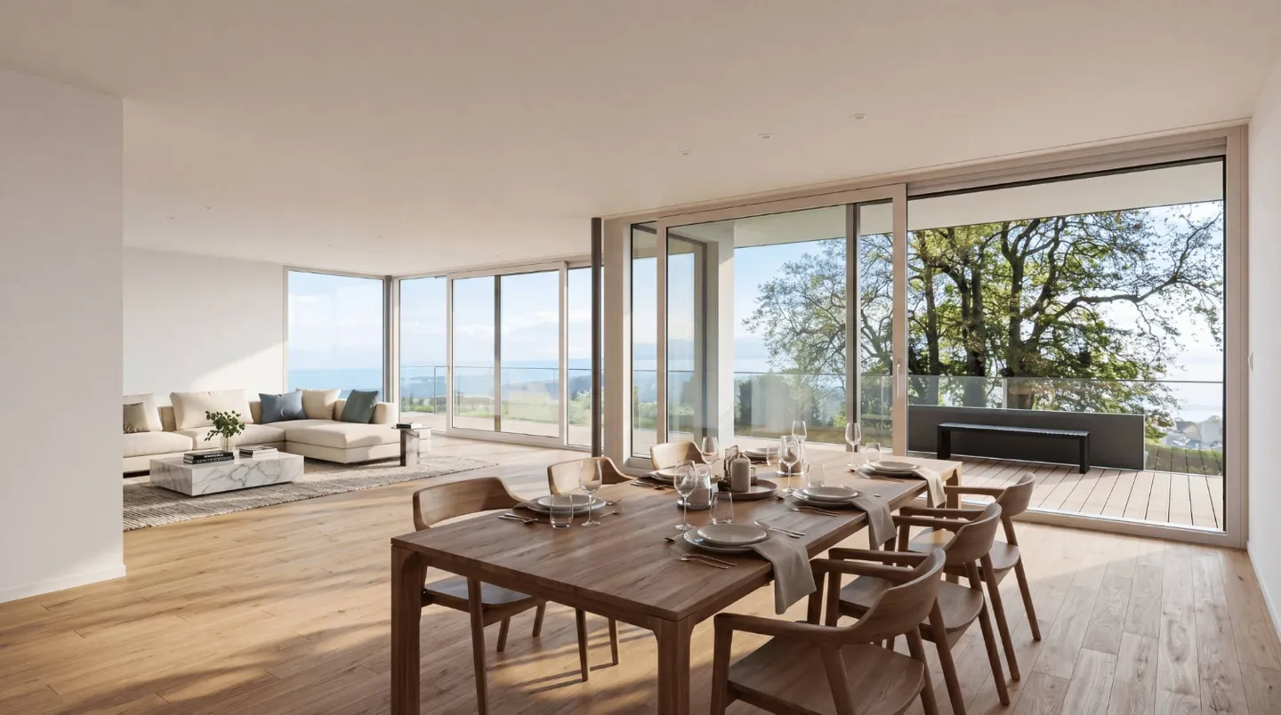 Nuova Villa con Vista Panoramica sul Lago di Ginevra - Foto 1 di 6