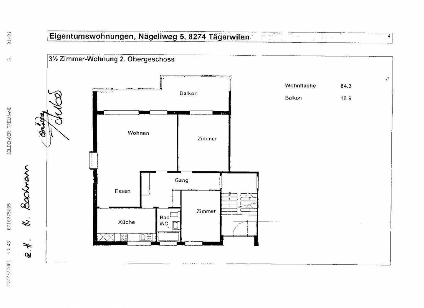 Helle 3.5-Zi-Wohnung mit grossem Balkon – zentral & ruhig! - Foto 23 von 23