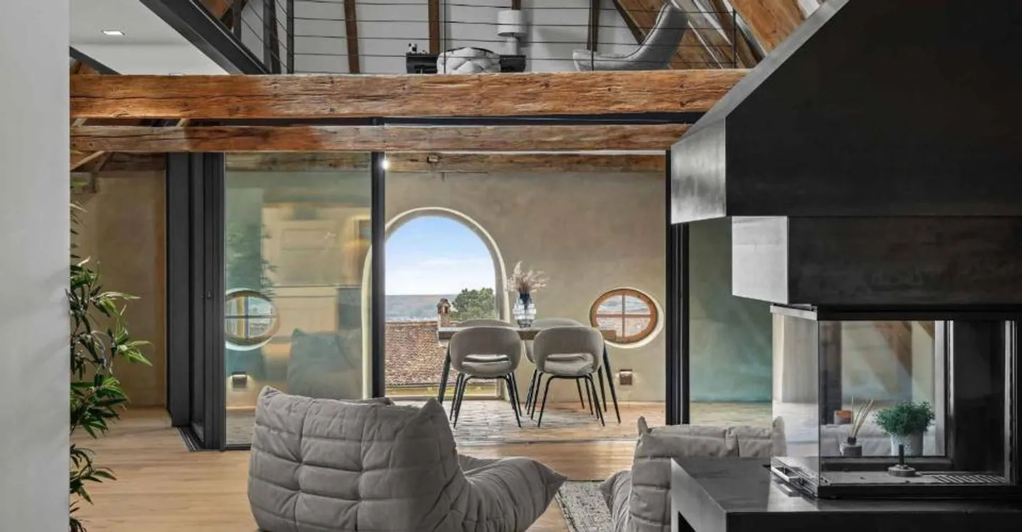 Außergewöhnliches Penthouse mit atemberaubendem Blick auf den Genfersee - Foto 3 von 12