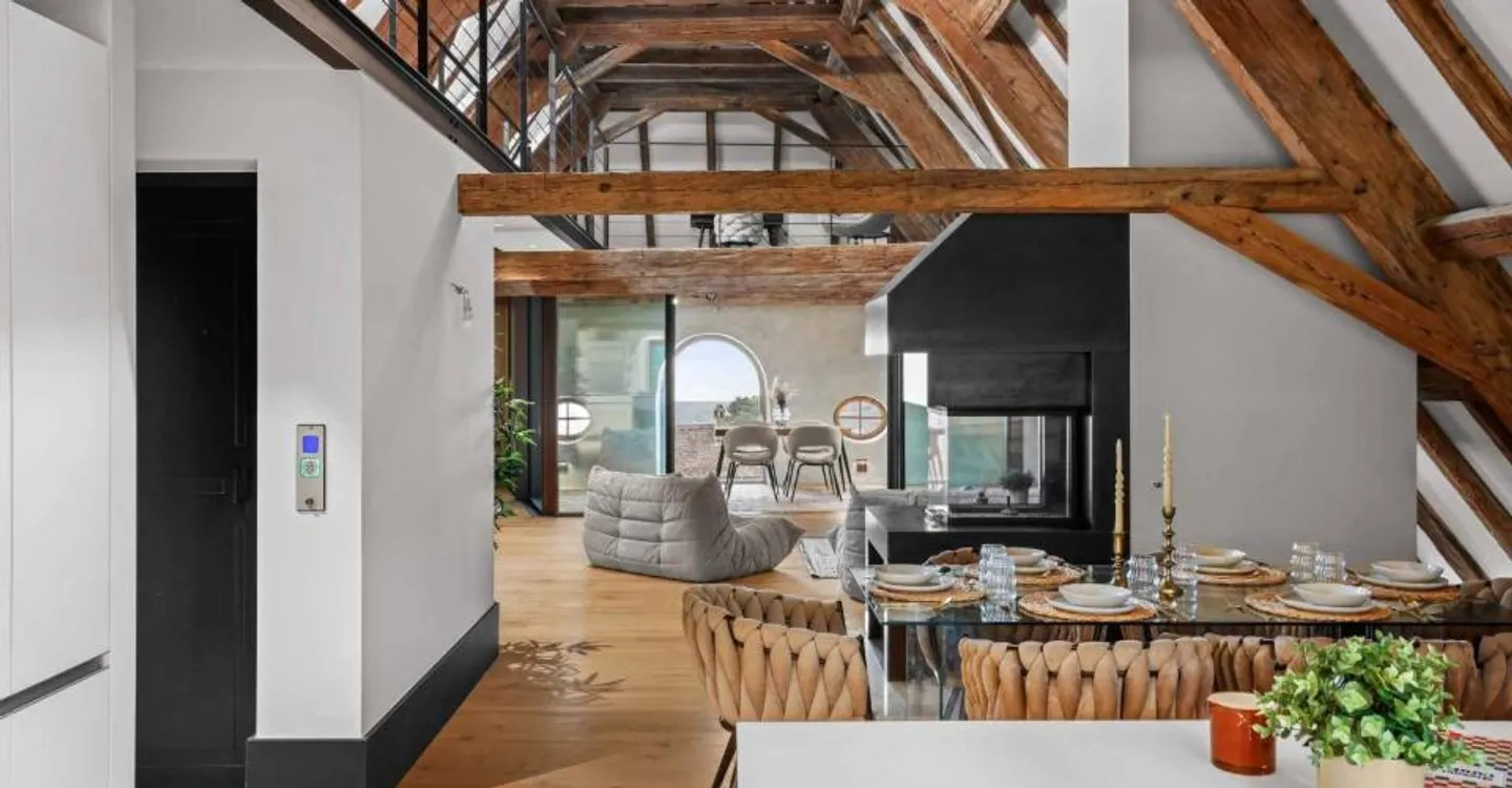 Außergewöhnliches Penthouse mit atemberaubendem Blick auf den Genfersee - Foto 10 von 12