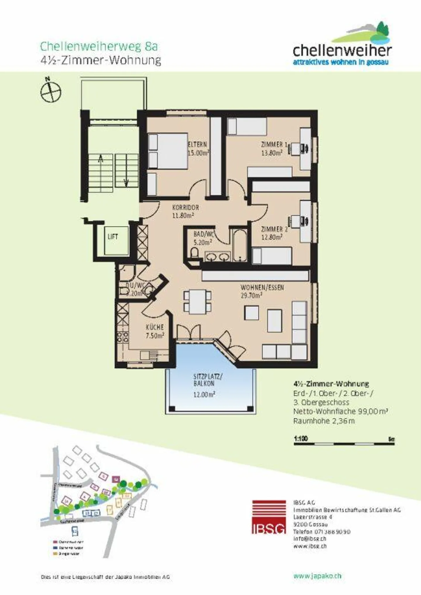 Appartamento affascinante di 4,5 stanze cerca inquilino - Foto 8 di 10