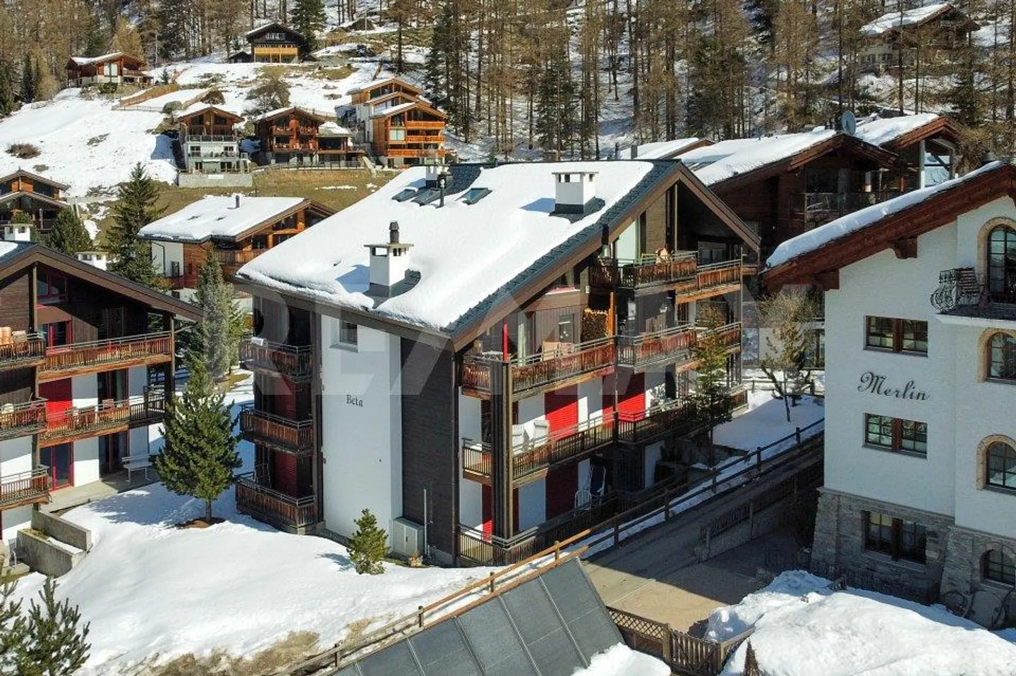 Studio ensoleillé avec vue sur le Cervin – Votre refuge dans le quartier prisé ... - Photo 10 sur 13