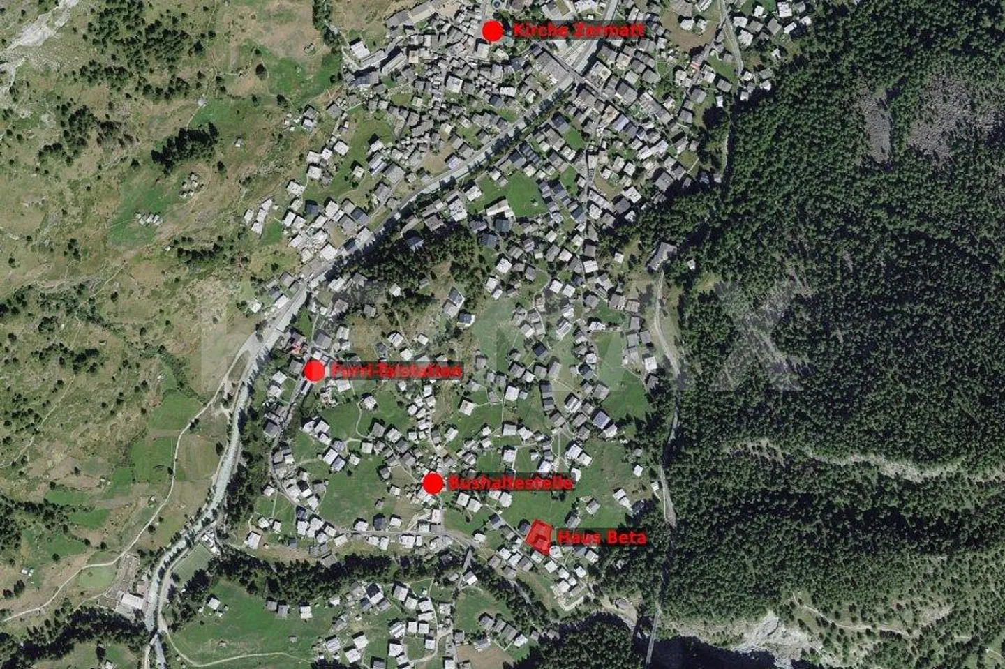 Studio ensoleillé avec vue sur le Cervin – Votre refuge dans le quartier prisé ... - Photo 13 sur 13