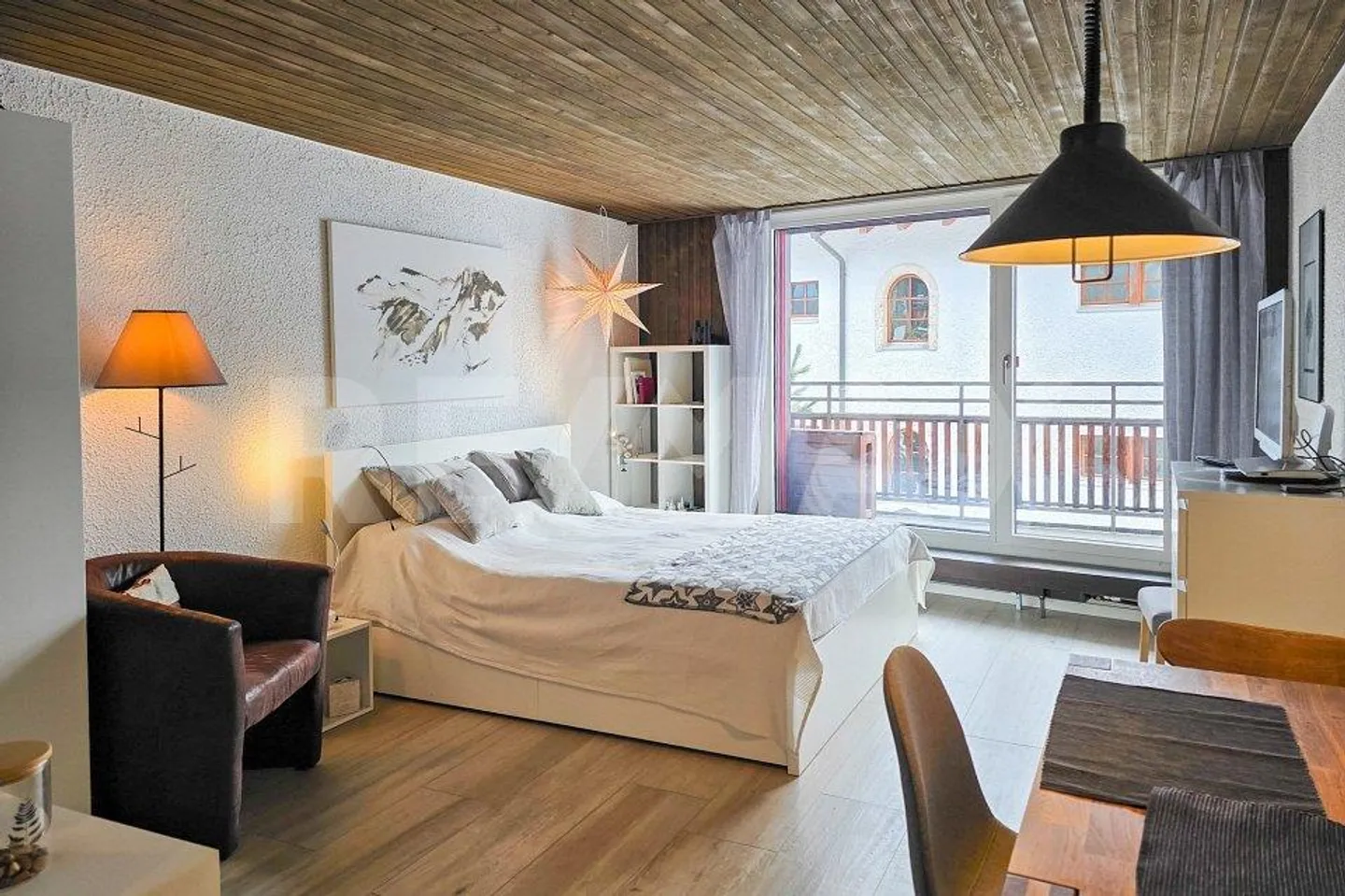 Studio ensoleillé avec vue sur le Cervin – Votre refuge dans le quartier prisé ... - Photo 1 sur 13