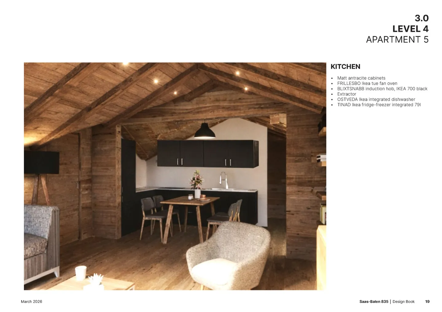 Bergheimat Saas-Balen Conversion Project. Attractive Attic Apartment. - Photo 2 of 8