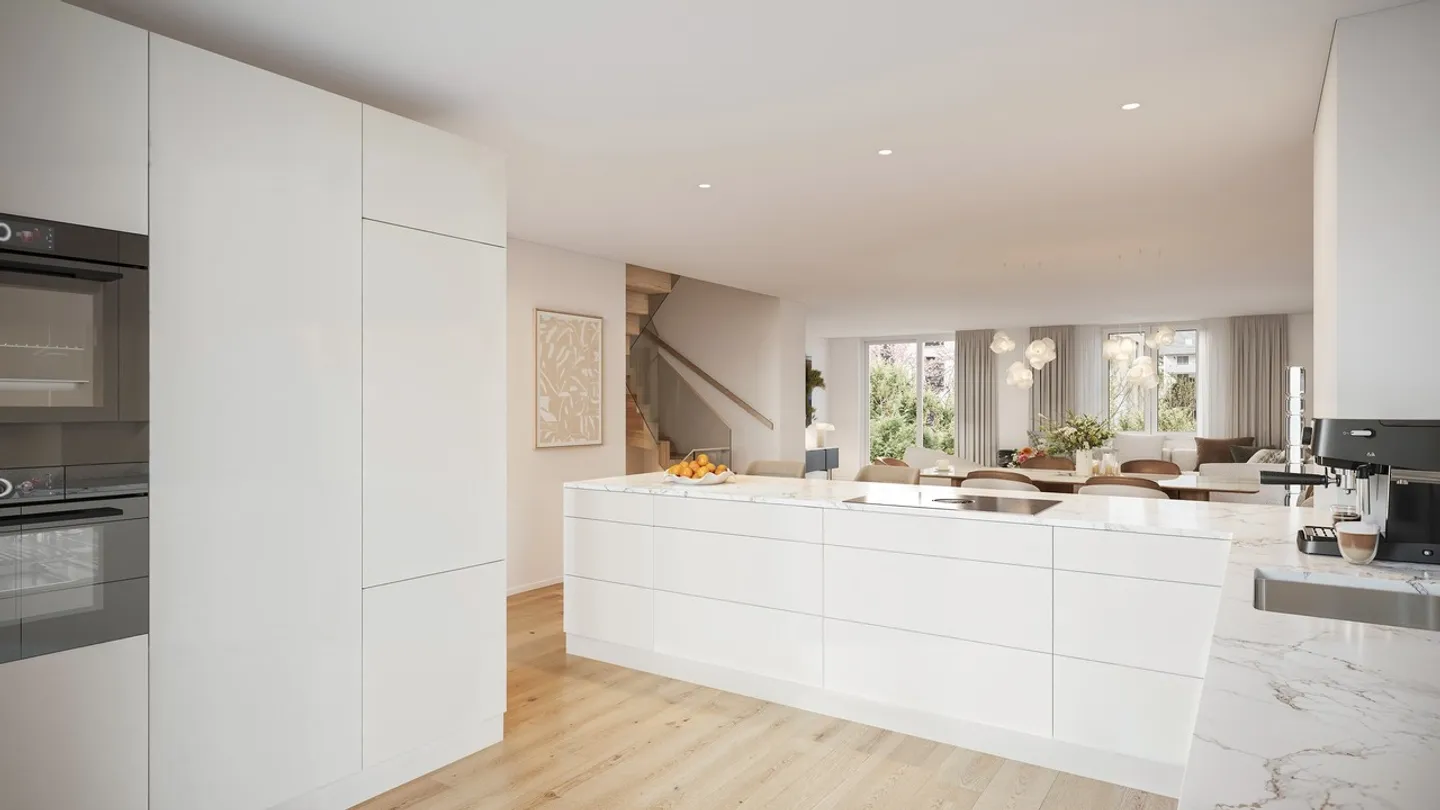 Design trifft Wohngefühl: Neubau «Brunnenhof» 6.5-Zimmer Reihenhaus - Foto 2 von 6