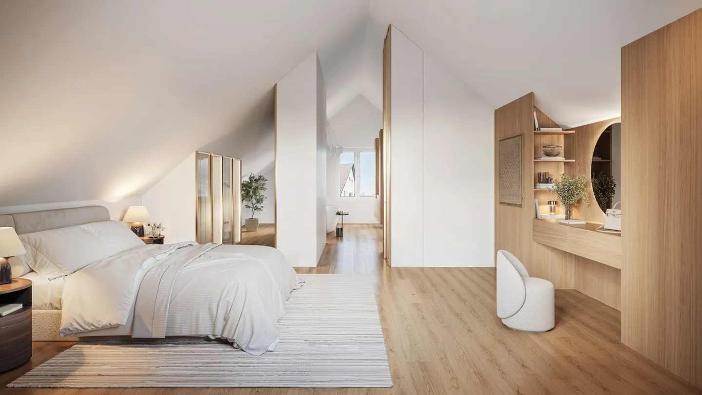 Design trifft Wohngefühl: Neubau «Brunnenhof» 6.5-Zimmer Reihenhaus - Foto 4 von 6